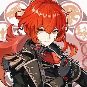 This is the Avatar Image for the ENGLISH DUB Diluc CV: Sean Chiplock (Genshin Impact) AI Voice and Text to Speech Generator